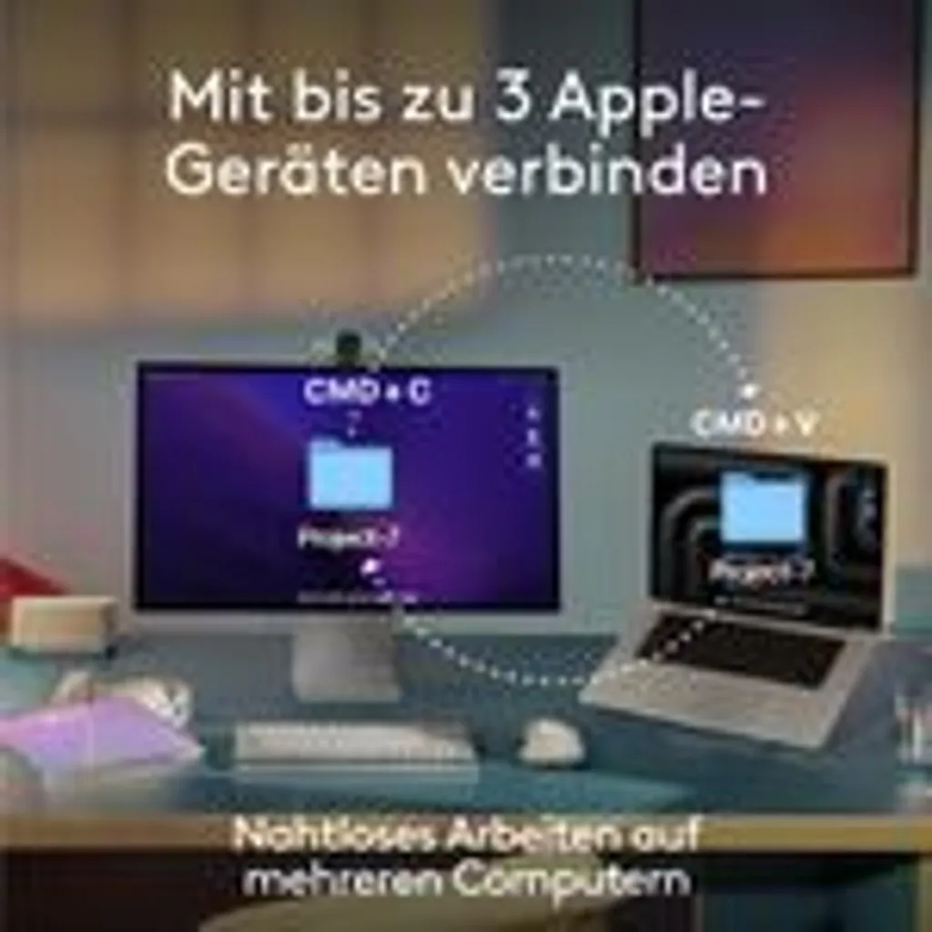 Clavier Logitech MX Keys S for Mac Bluetooth touches silencieuses Gris - 13
