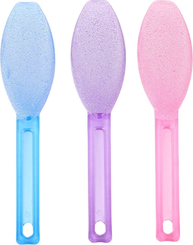 3 Stück Fußwäscherfeilen Pediküre-Werkzeug Ergonomische multifunktionale Fersenfeile Maniküre