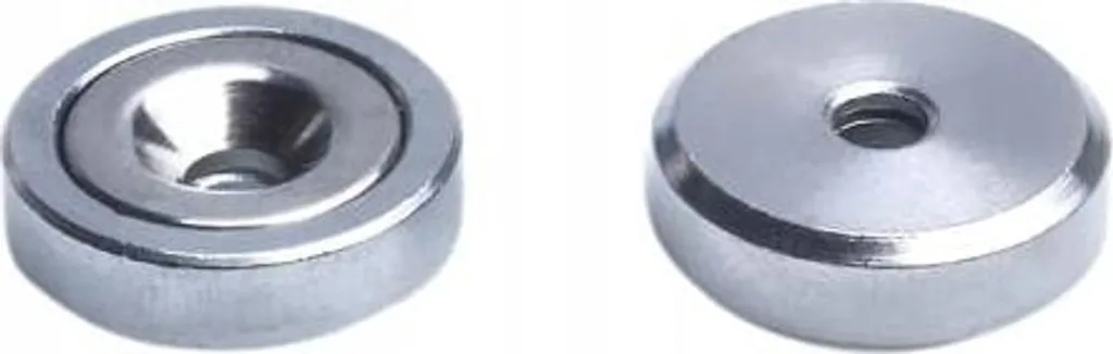 Kit 20 Magneti Potenti Neodimio 16x4,5 Svasati per Fissaggio Industriale