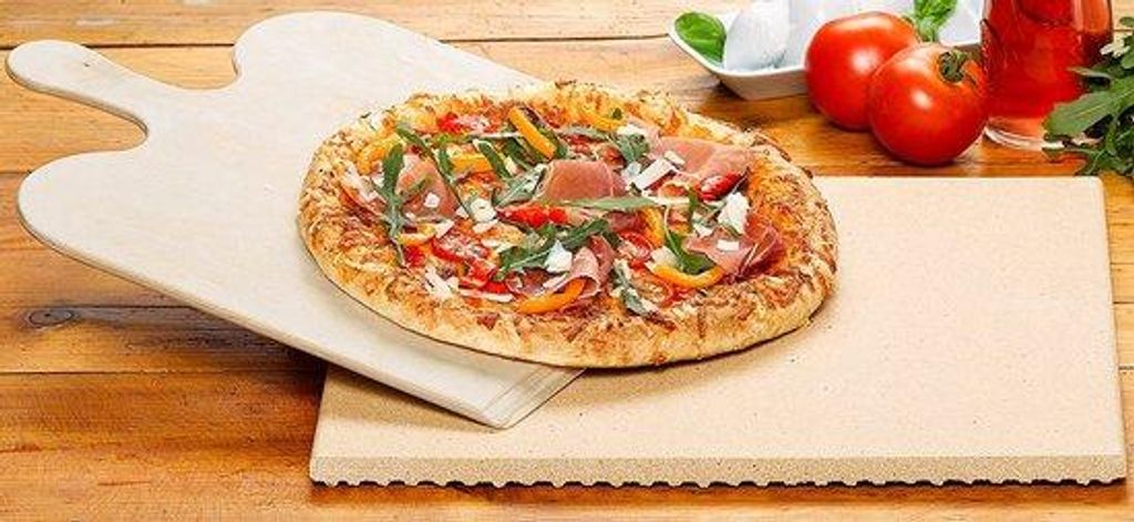 Pizzastein Ofen BBQ Pizza Backstein