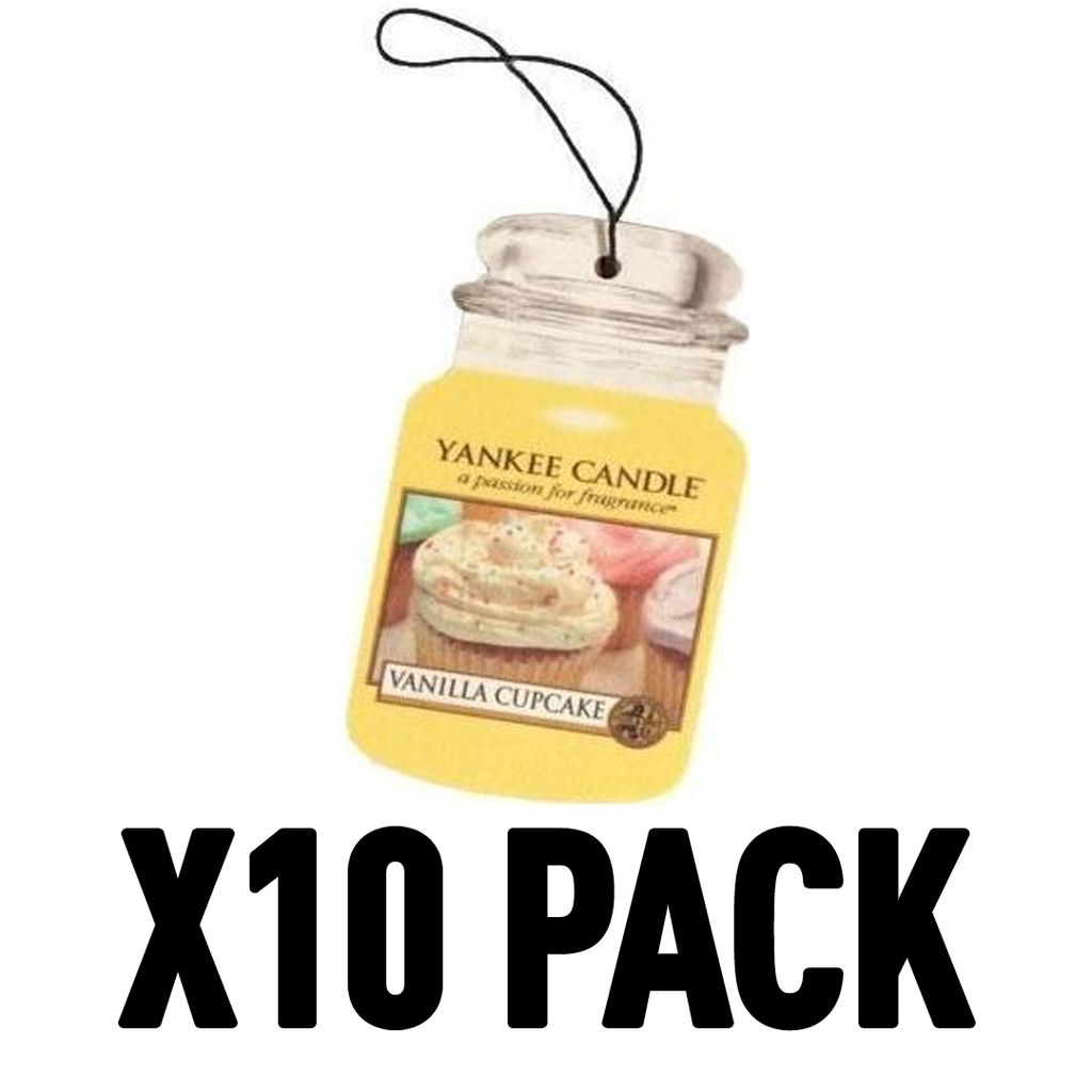 Yankee Candle CAR JAR PAPER Auto-Lufterfrischer #Vanilla Cupcake 1 Stück