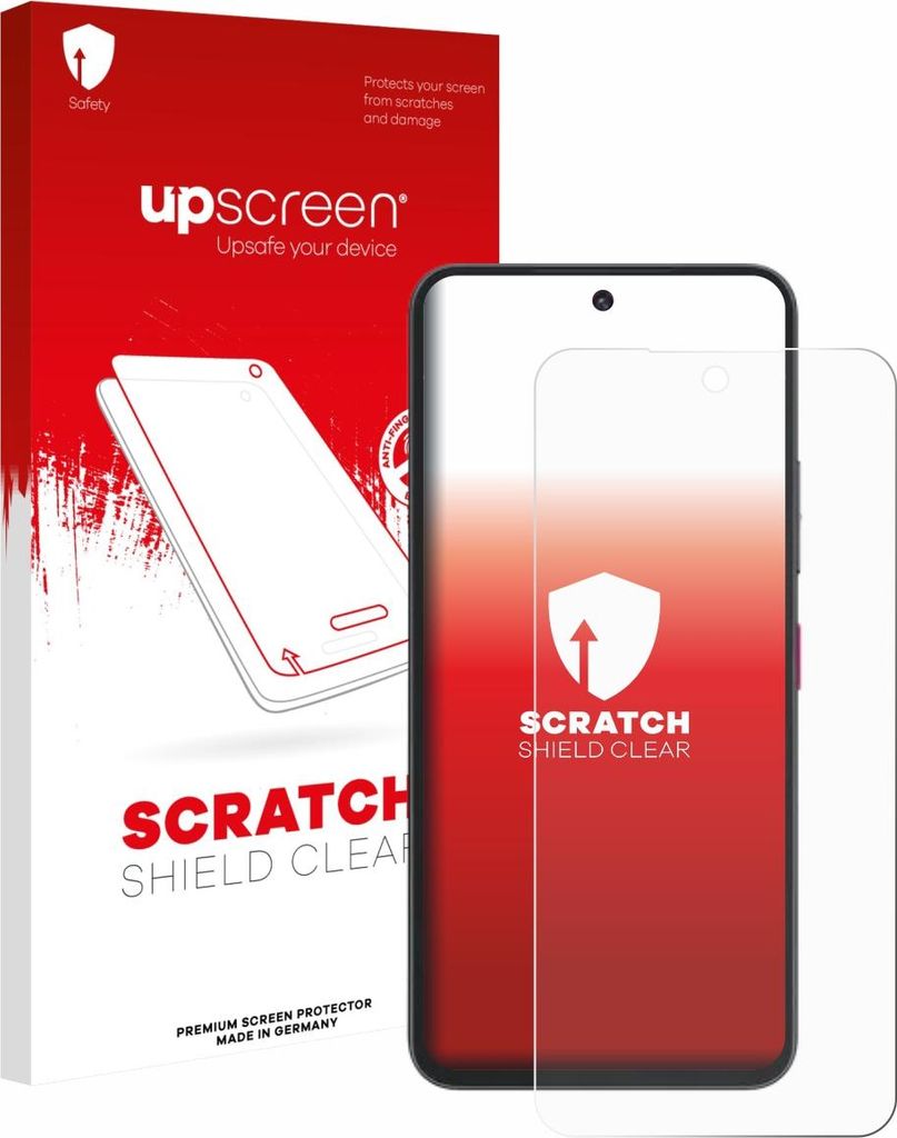 upscreen Schutzfolie für Telekom T Phone 3 Pro Displayschutz Displayschutzfolie Folie Klar Transparent