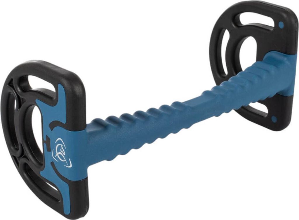 Acavallo Stangengebiss Wave Sensitive Bit Black/Blue 12,5 cm