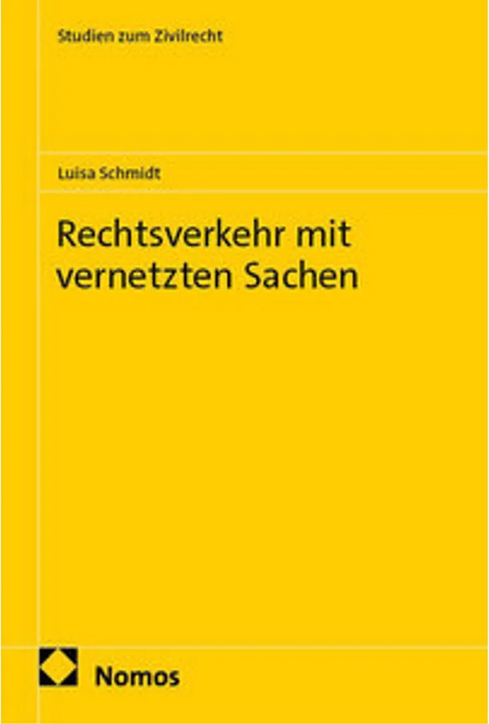 Droit des réseaux : Rechtsverkehr mit vernetzten Sachen - Analyse IoT