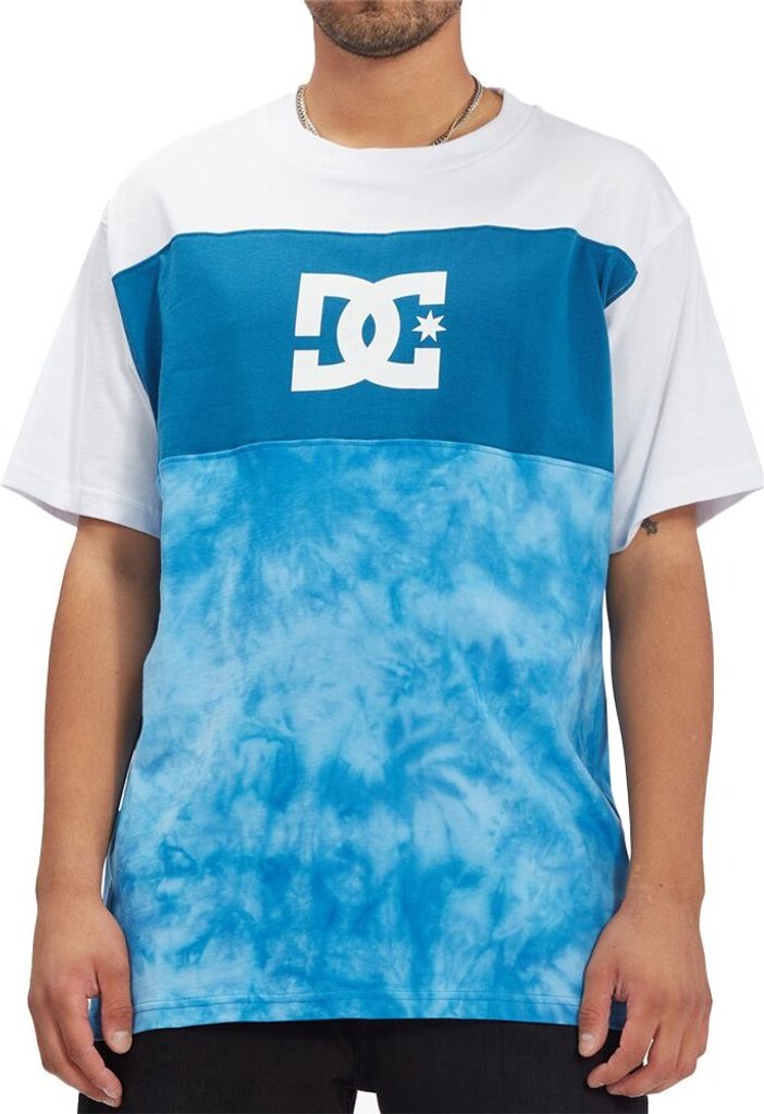 Dc Shoes Deep End Kurzarm-t-shirt Blau S Mann Blau S