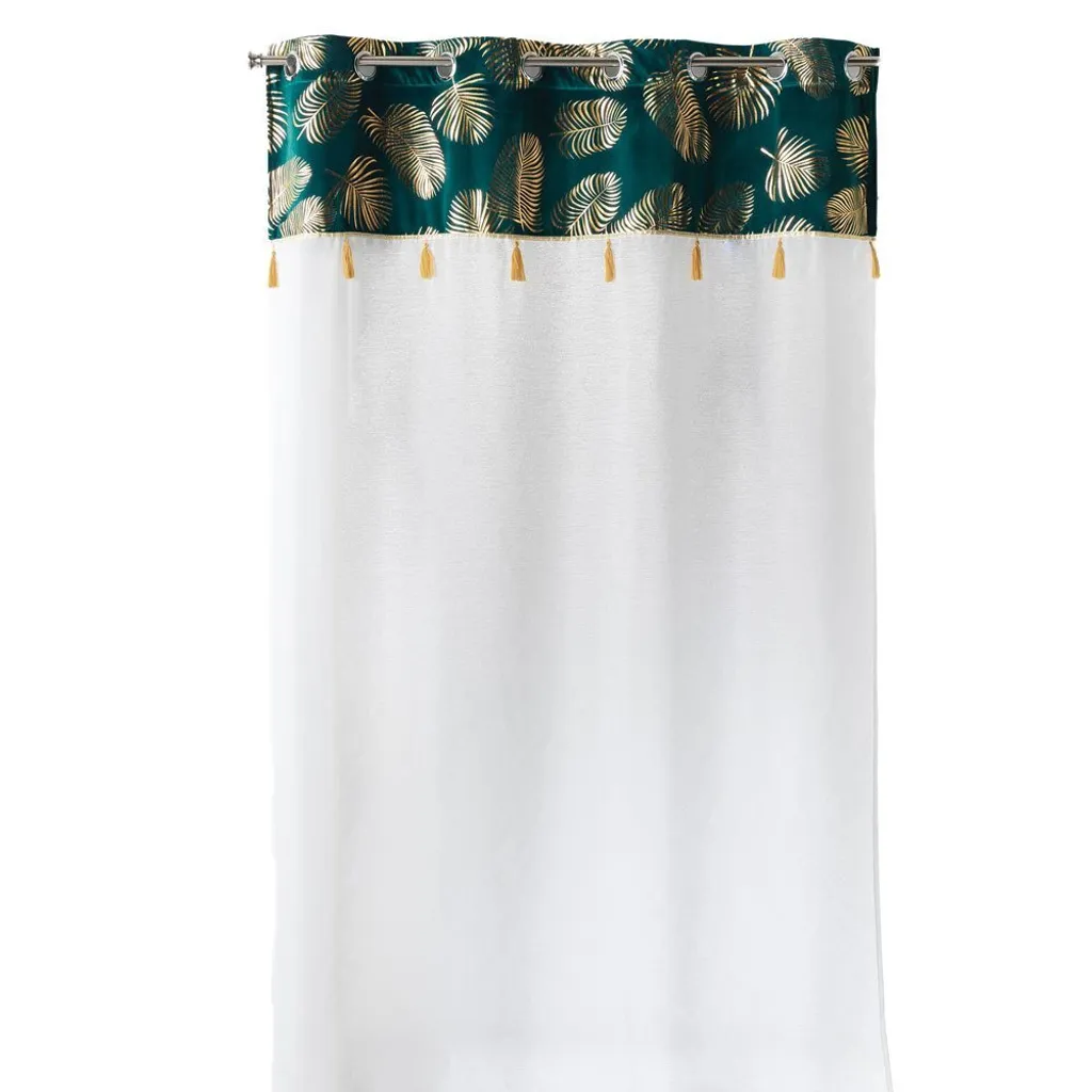 Rideau SABALY blanc 140x240 cm : la solution pour un intérieur lumineux