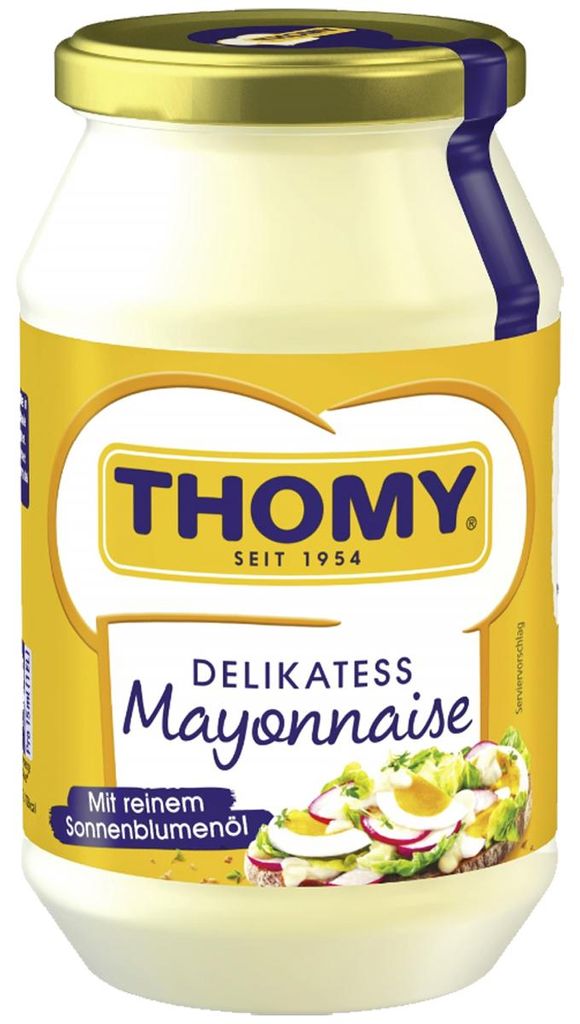 Majonez delikatesowy Thomy o kremowym, pikantnym smaku Zdjęcie produktu 