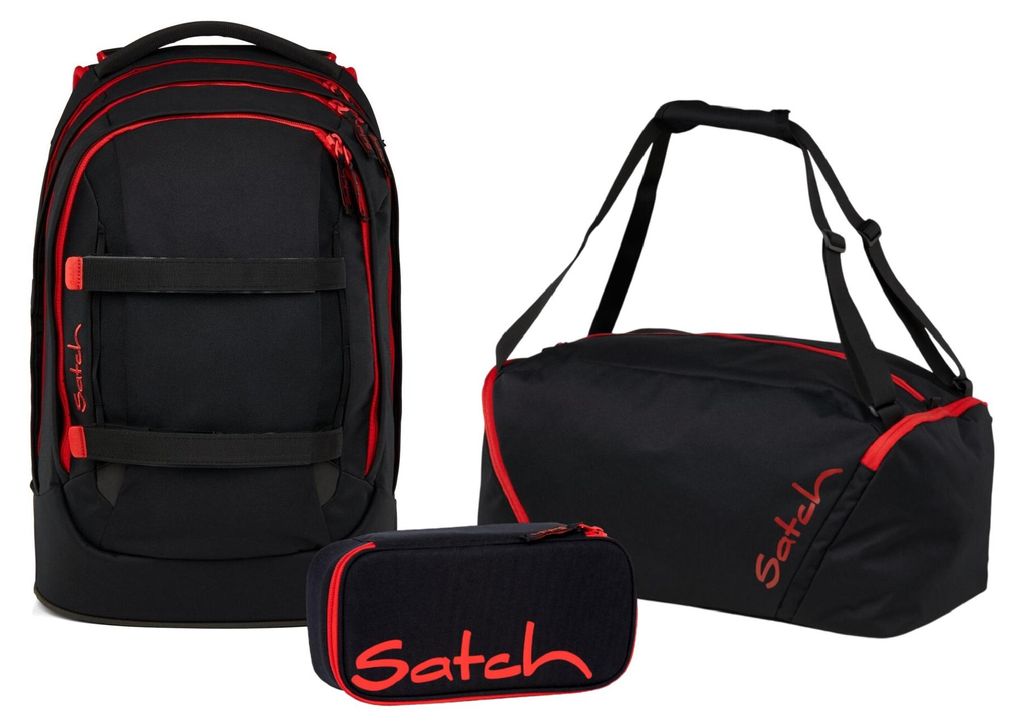 Satch Schulrucksack-Set PACK Fire Phantom 3-teilig, Produktbild 