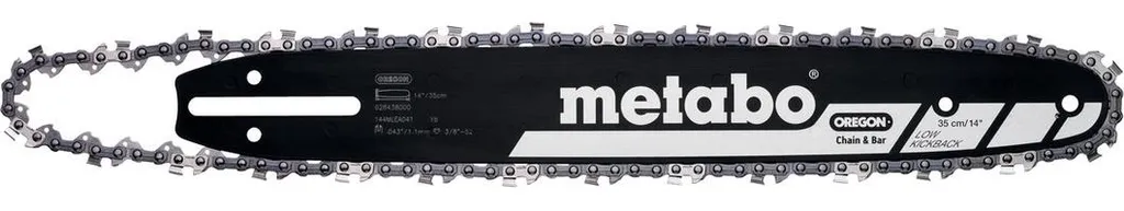 Metabo 628421000 Set Guide Oregon 35cm et Chaîne 3/8 LP 1,1mm d'origine