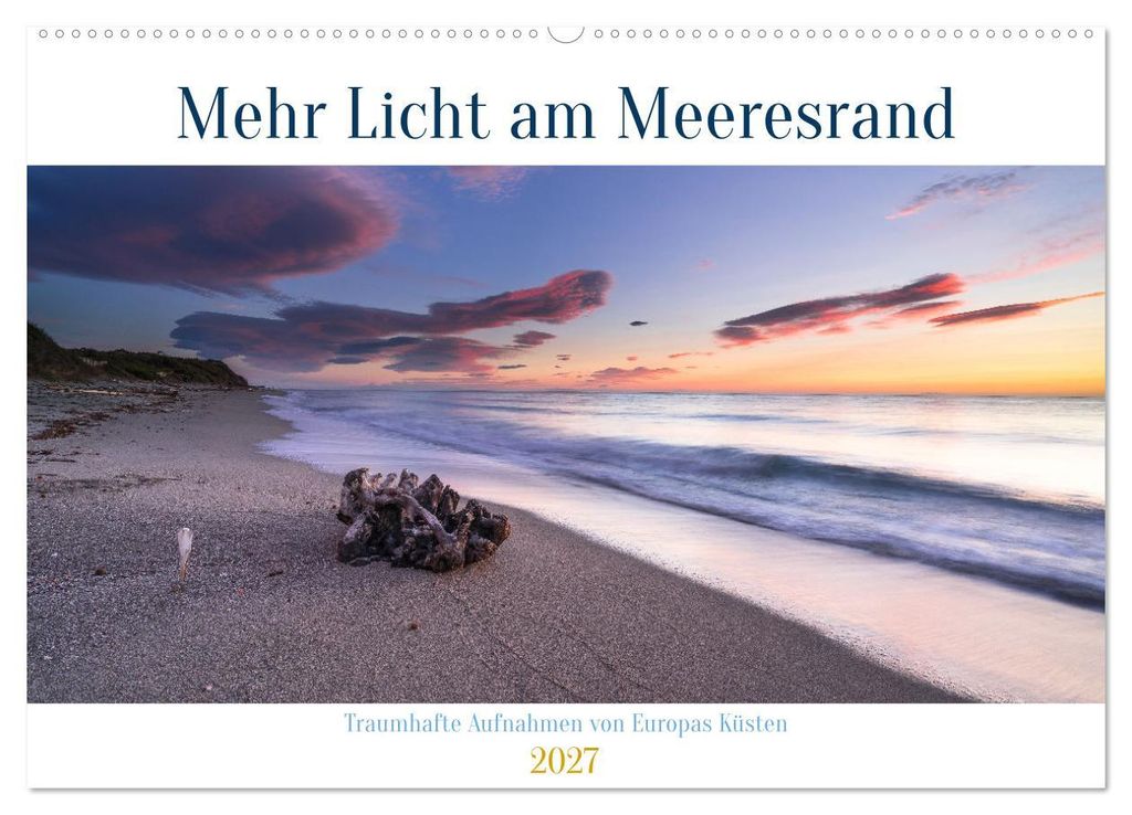Mehr Licht am Meeresrand (Wandkalender 2027 DIN A2 quer), CALVENDO Monatskalender