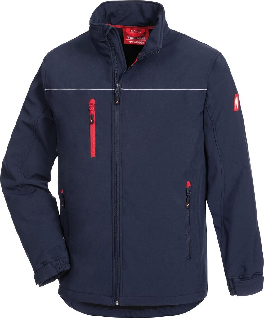 Nitras Safety Nitras Softshelljacke Motion Tex Light Softshelljacke Gr. XXL Motion Tex hellblau