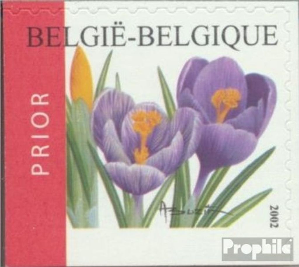 Briefmarken Belgien 2002 Mi 3191Eu (kompl.Ausg.) postfrisch Blumen