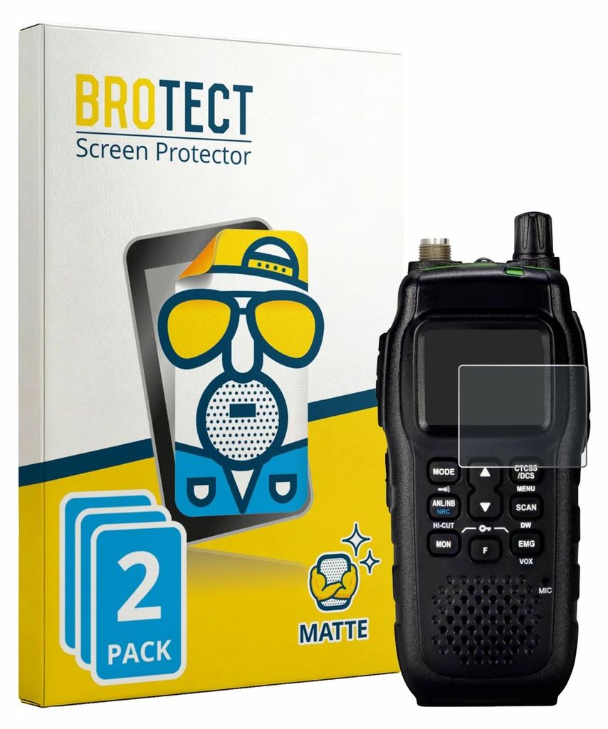 2x BROTECT Schutzfolie für President Randy III+ Displayschutz Displayschutzfolie Folie Matt Entspiegelungsfolie