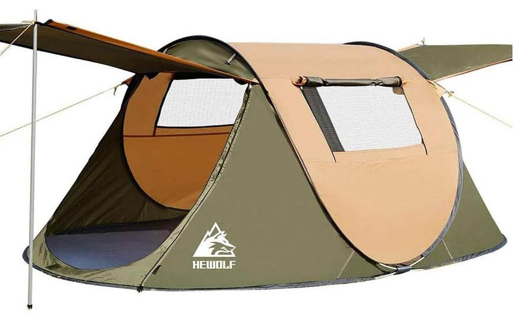 Wurfzelt Pop Up Zelt 2-4 Personen Camping Ultraleicht mit Produktbild 