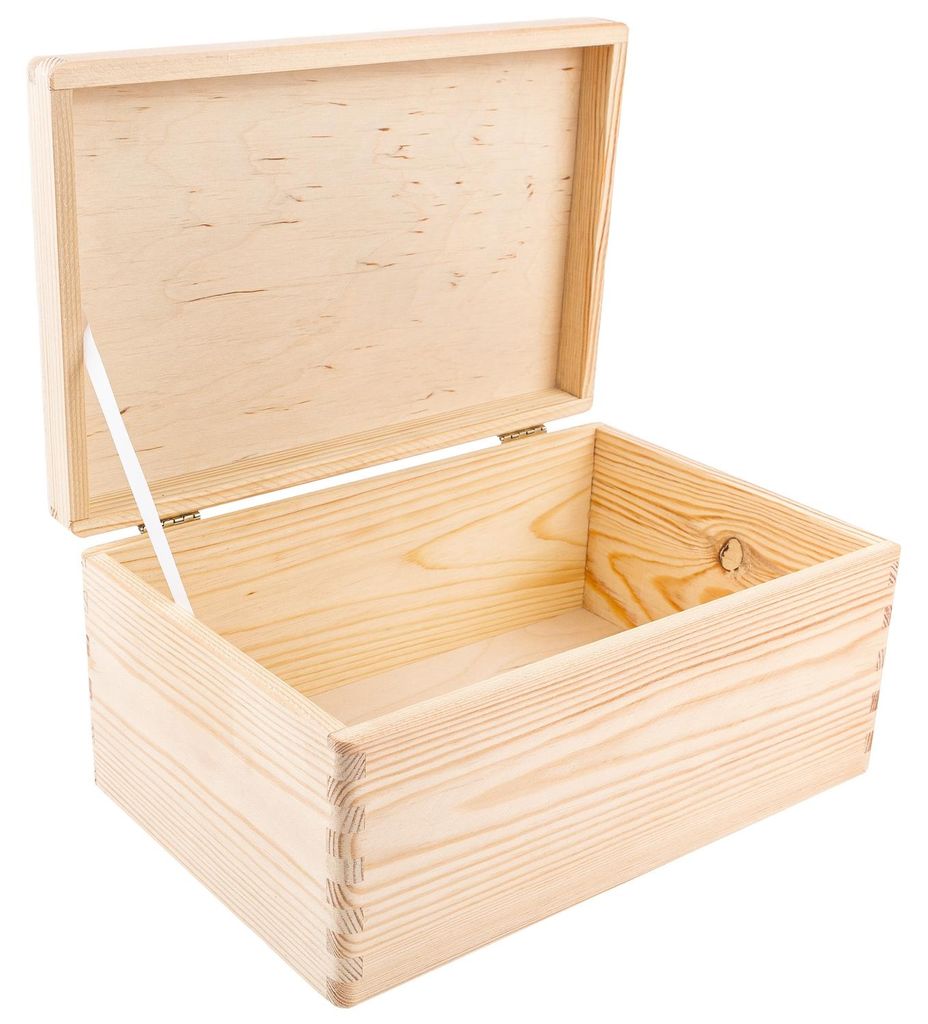 Dřevěný úložný box Creative Deco 30 x 20 x 14 cm (+/- 1 cm) Obrázek produktu 