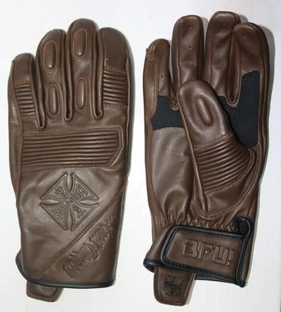 Gants de moto West Coast Choppers BFU pour conduite Custom et Chopper