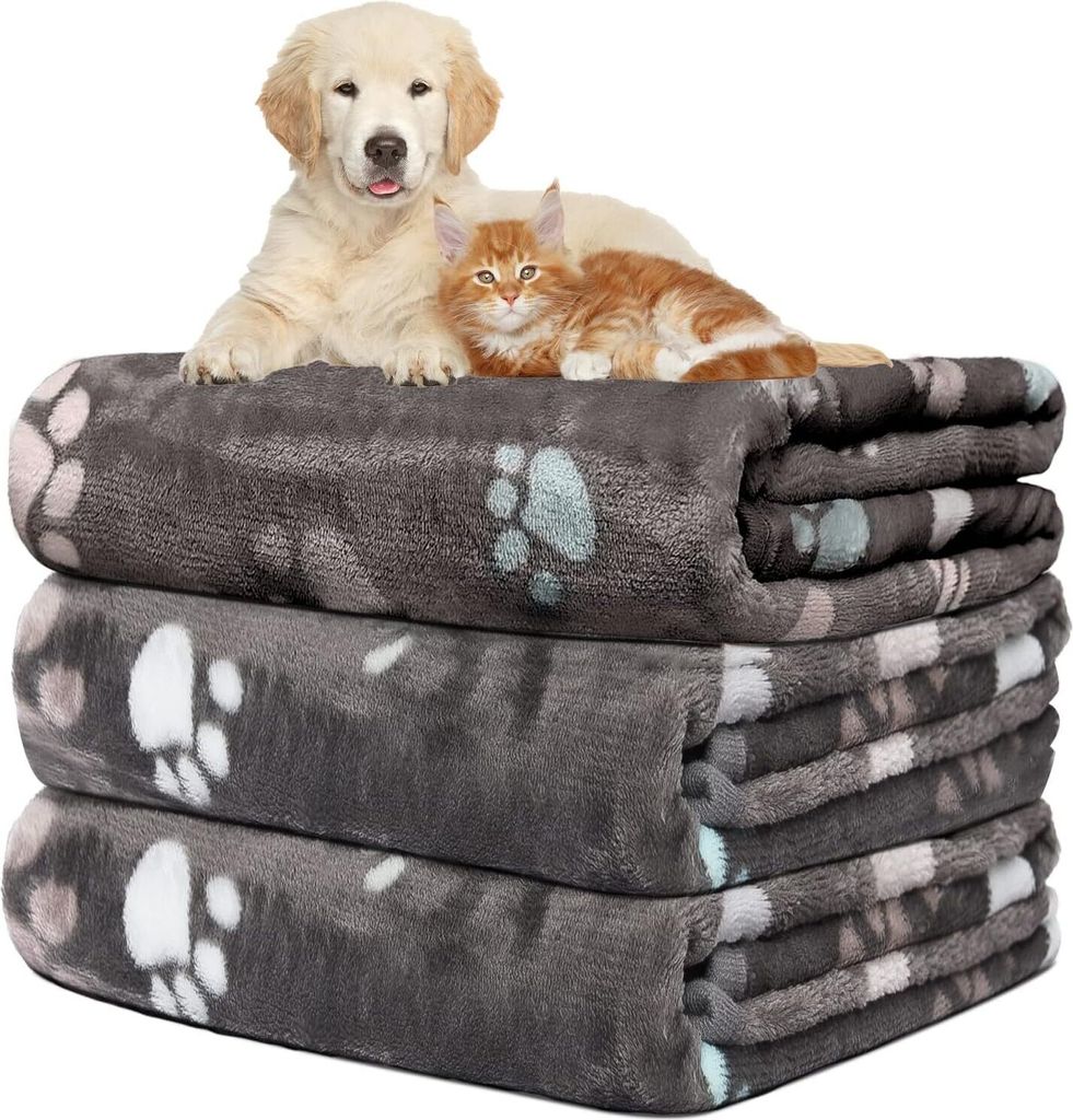 Hundedecke, waschbar fleecedecke, katzendecke, 3 Pack Produktbild 