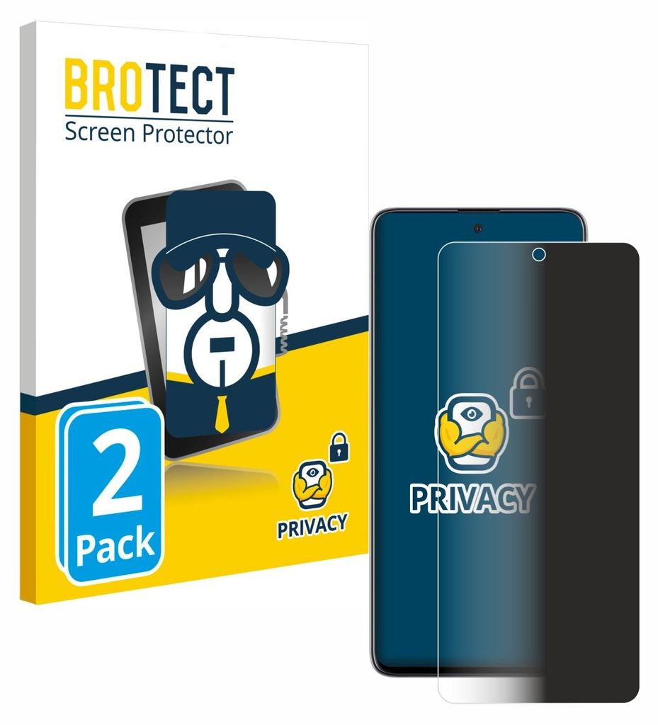 2x BROTECT Sichtschutzfolie für Samsung Galaxy A51 Anti-Spy Produktbild 