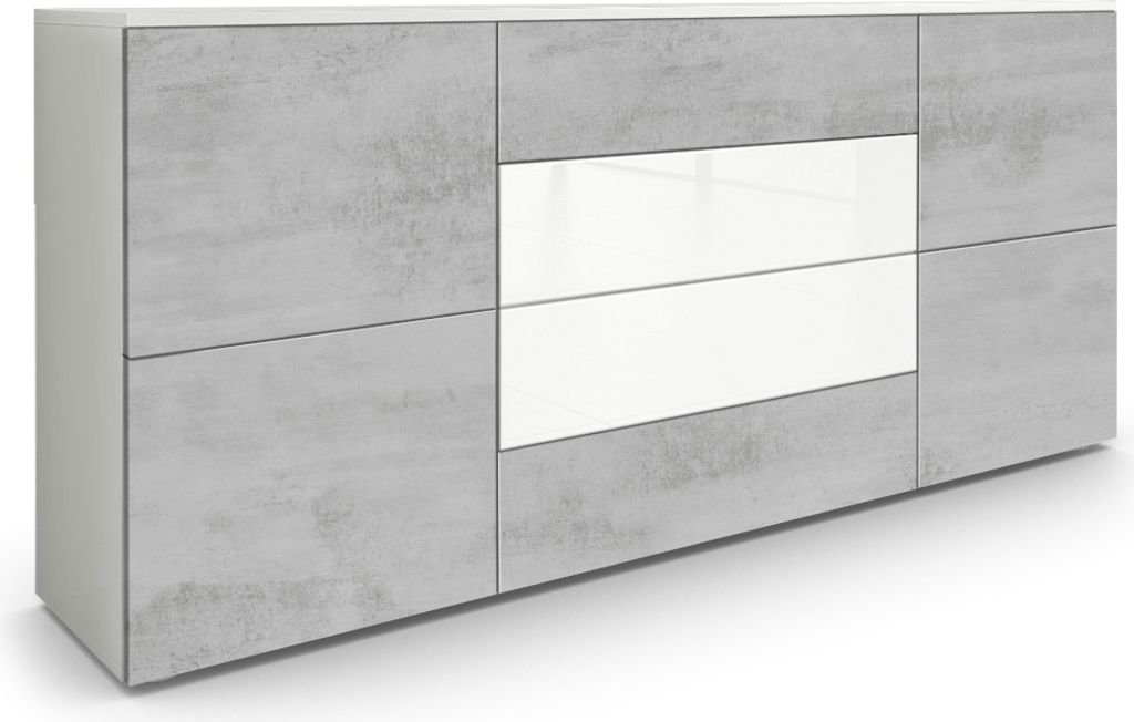 Vladon Sideboard Rova,  Germany, Kommode mit 4 Türen und 4 Produktbild 
