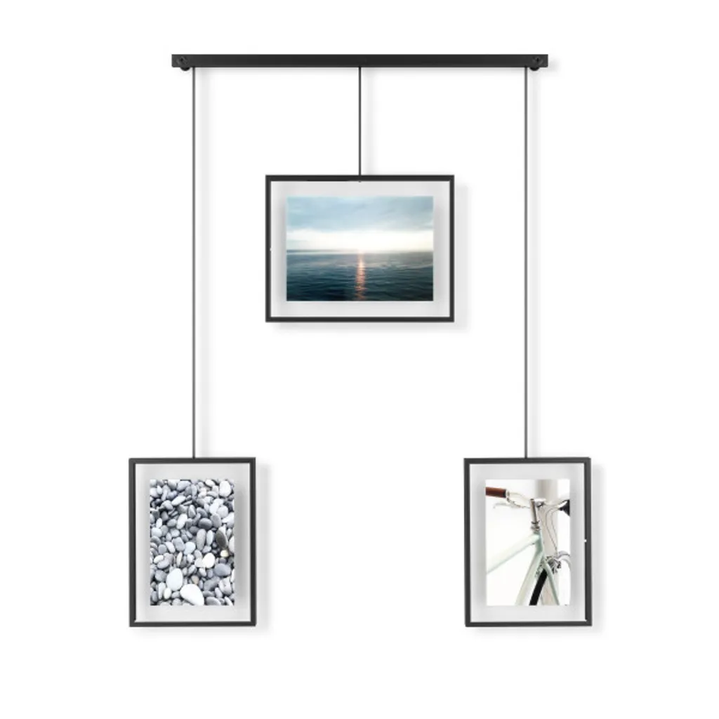 Umbra Exhibit Cadre Photo Noir 1016057-040 - Collage Mural Modulable