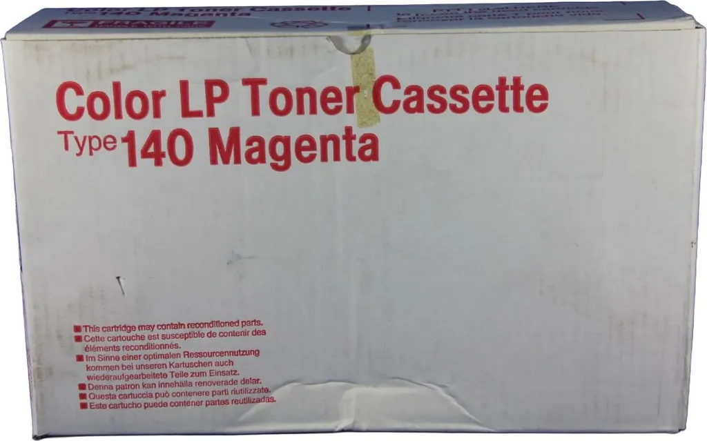 Cartouche de toner Ricoh T140 CL1000 couleur magenta d'origine