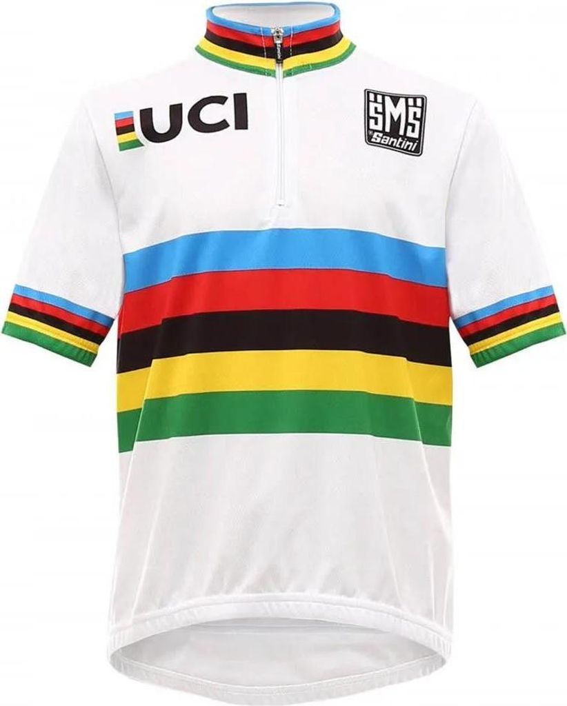 Santini Uci World Champion Kurzarm-radtrikot Mehrfarbig 7 Years Kinder Mehrfarbig 7 Years