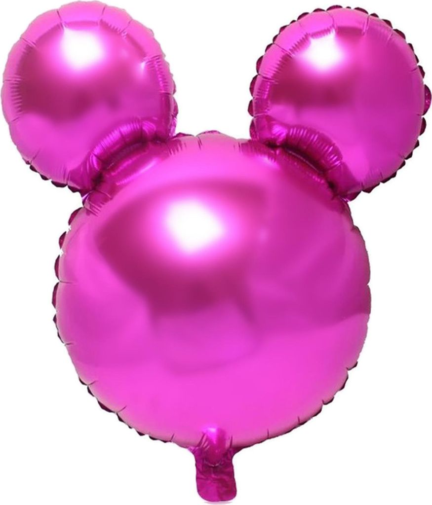 Palloncino in foil mouse, rosa, circa 45 cm, da riempire Immagine del prodotto 