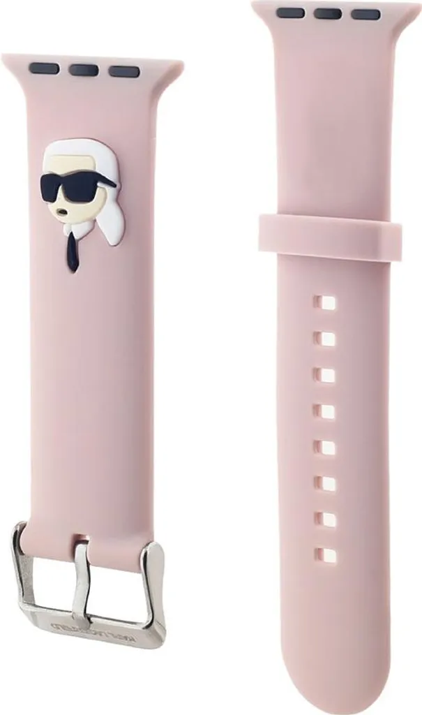 Bracelet en Silicone Karl Lagerfeld pour Montre Apple 38/40/41 mm