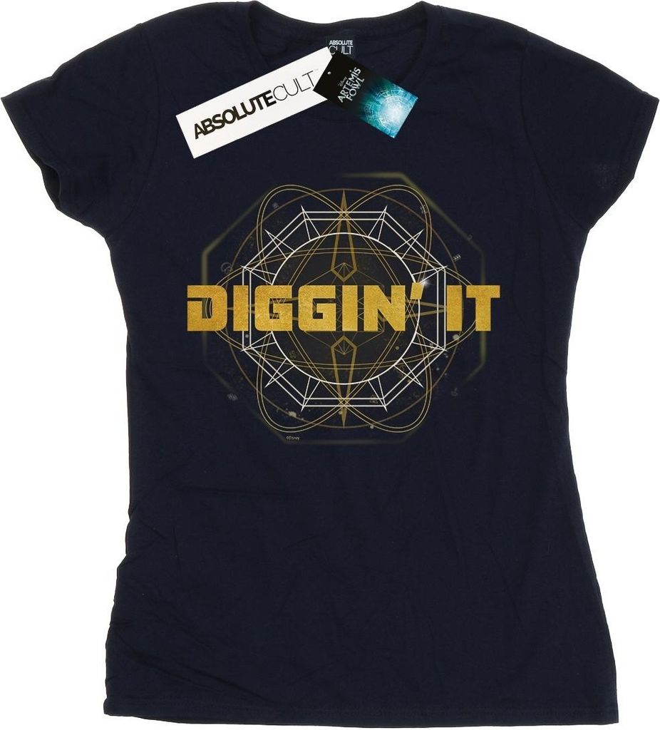Disney - "Diggin' It" T-Shirt für Damen BI8589 (XL) (Marineblau)
