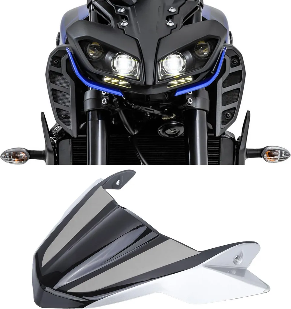 Déflecteur Winglet Gris en ABS Résistant pour Yamaha MT-09 2017-2020
