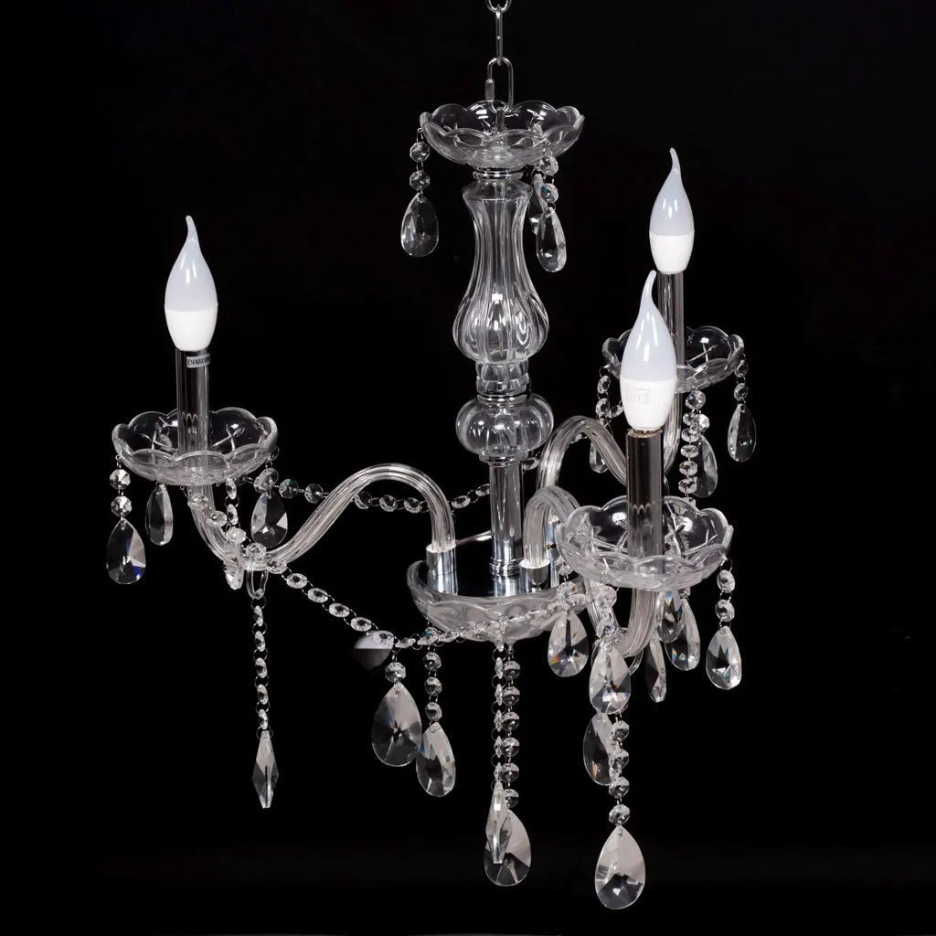 Luminaire Toolight 300752 3 Transparent - Suspension Design Moderne