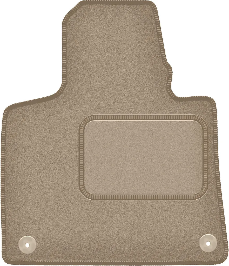 Tappetino Guida Beige Velluto Citroen C4 Grand Picasso II 2013-19