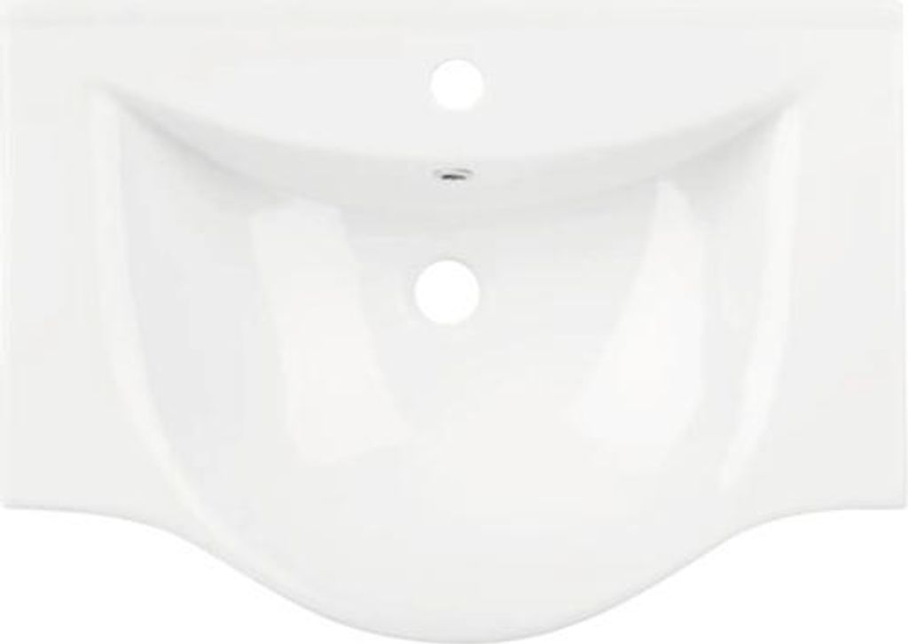 Vstavané umývadlo K-Plus sanitárna keramika biela 64,5 cm Obrázok produktu 