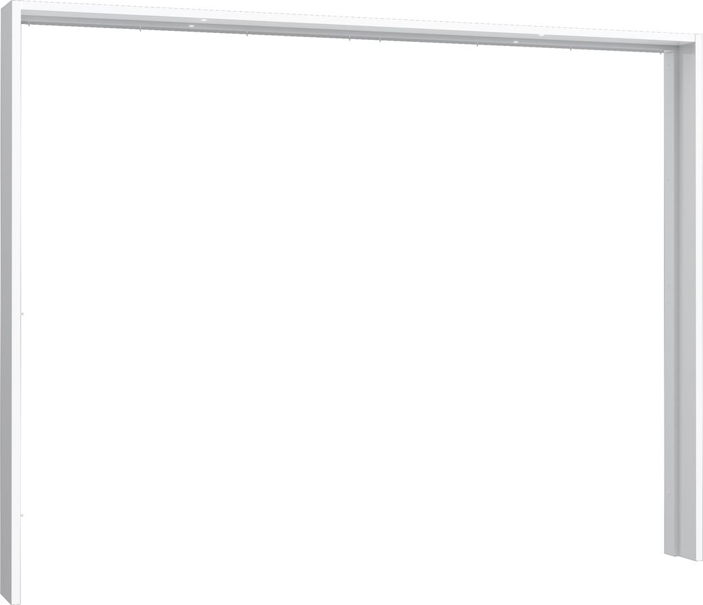 Passepartout >Passepartout< in Weiss Glanz - 280,6x215,1x23,8cm (BxHxT)