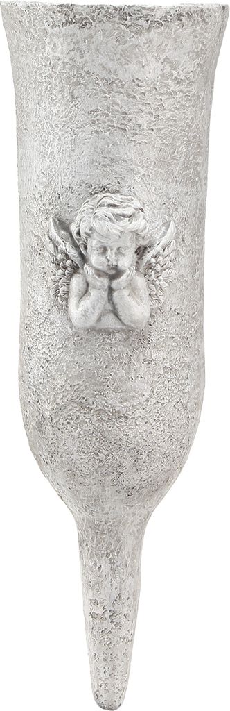 Grabvase Polyresin Engel Motiv, wetterfest, Friedhofsvase Produktbild 