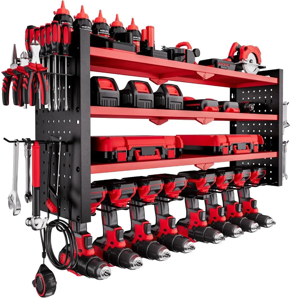 Support pour Outils Électriques Idéal pour Ranger son Atelier Propre - 9
