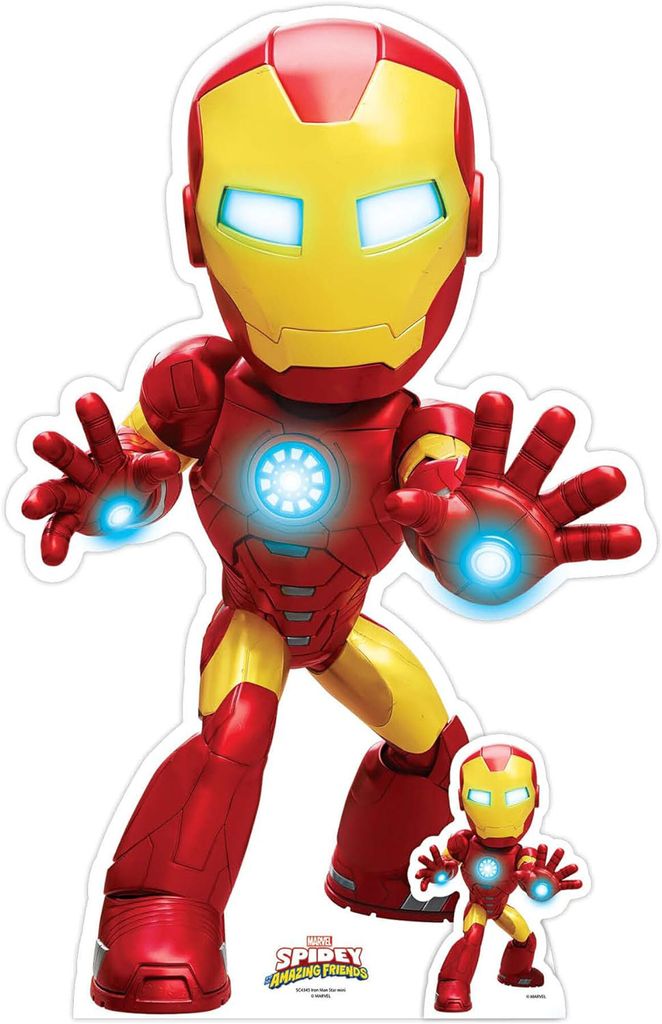 Spidey - Geweldige Vrienden - Iron Man - Opblaasbaar figuur Productafbeelding 