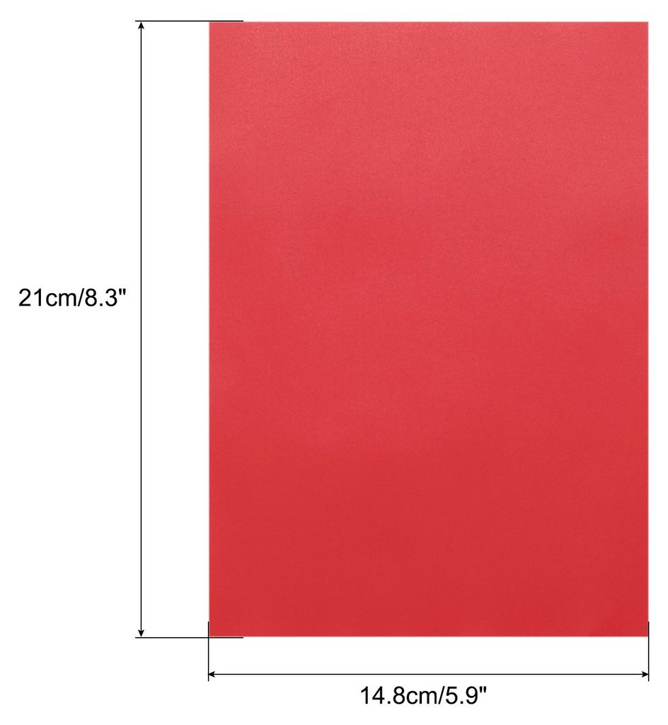 Farbiges Pergamentpapier, 40 Blatt Rote Transparenz 8,3" x 5,9" Bedruckbares Pergamentpapier, Durchsichtige Pergamentbl?tter fš¹r Hochzeitseinlad...