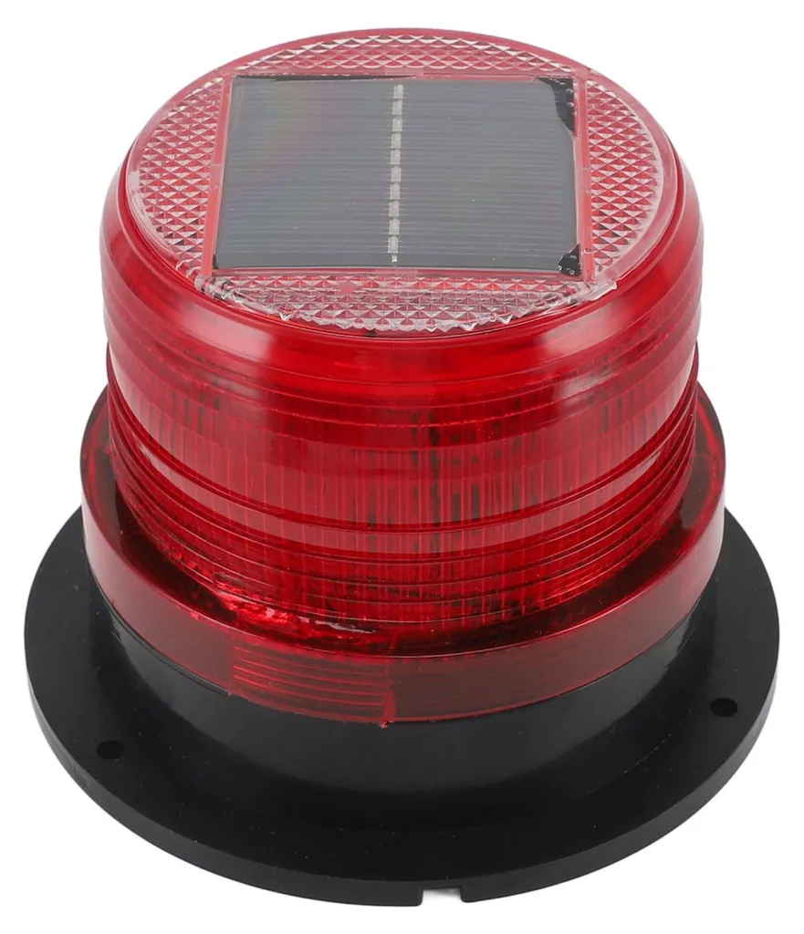 Feu clignotant de sécurité solaire magnétique pour engin et voiture