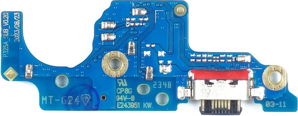 Ladeanschlussplatinenbuchse für Motorola Moto G24 XT2423-1