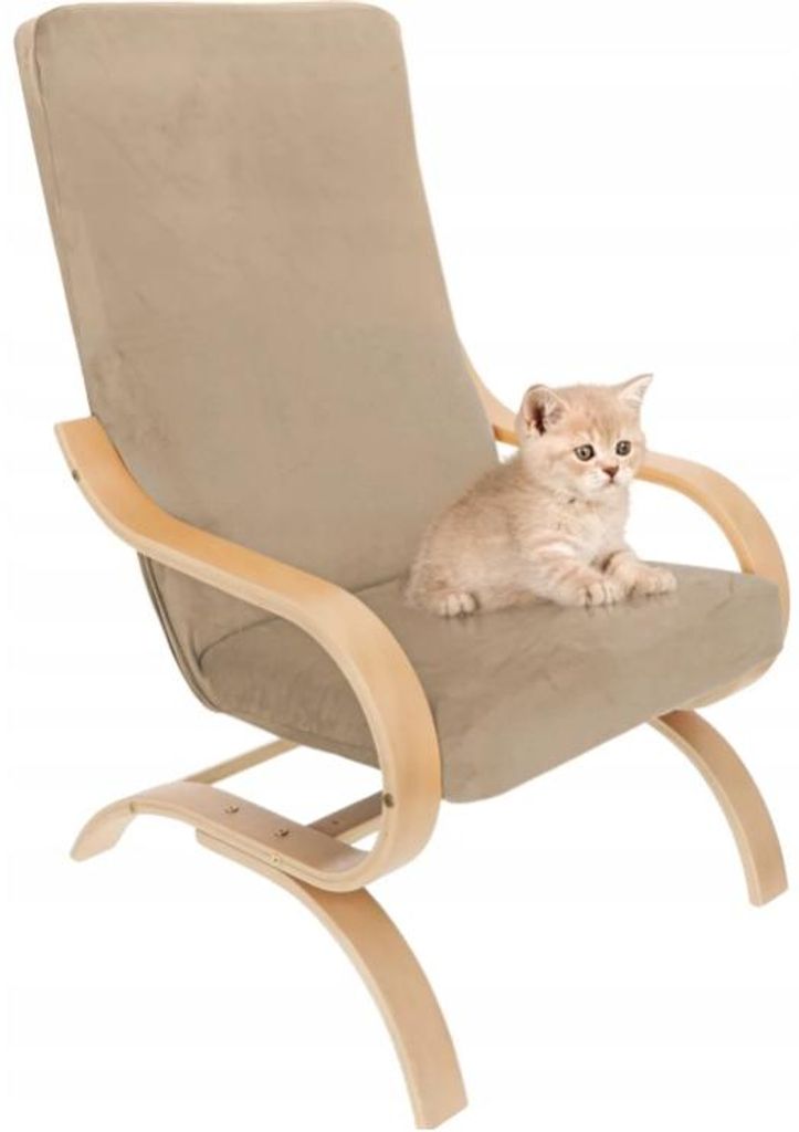 Sesselbezug Stretch - Husse für Schwingsessel - Cappuccino Produktbild 