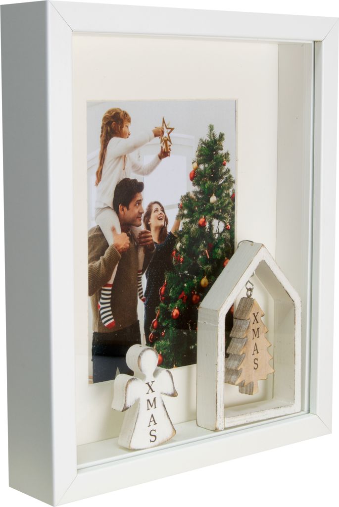 BD ART Box 3D 30x40 cm rámeček na obrazy, čtvercový bílý k Obrázek produktu 