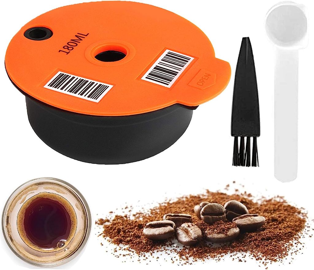 Waschbar Nachfš¹llbare Kaffee Kapsel fš¹r Bosch Tassimo Edelstahl Mesh