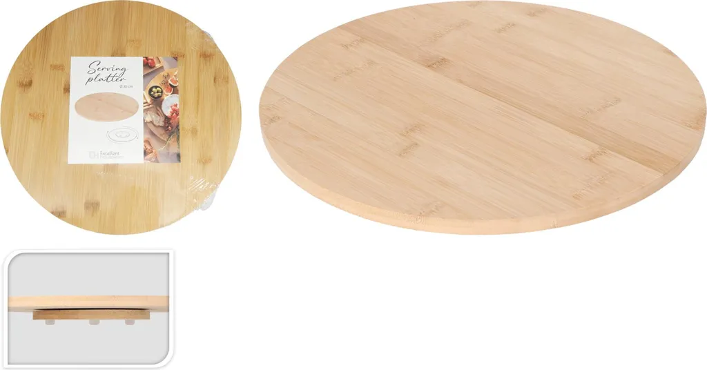 Plateau de service rotatif 35 cm pour présenter vos fromages et tapas - 12