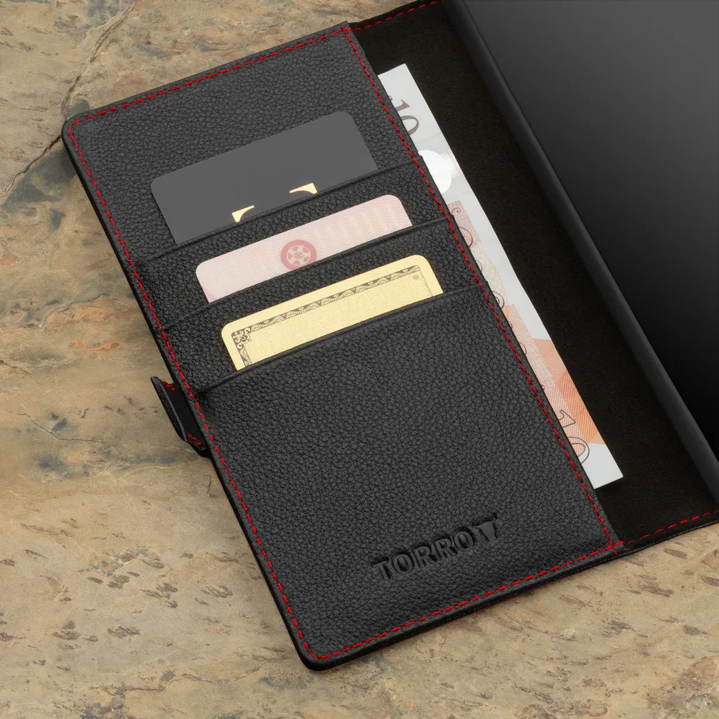 Protection Galaxy S24 Ultra Cuir TORRO : Idéal pour Vidéos et Support - 3