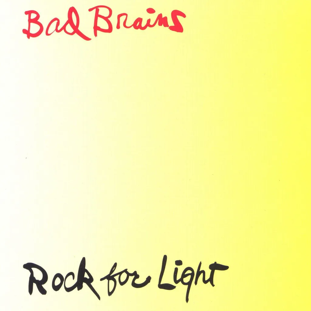 Album Rock For Light Bad Brains Vinyle Jaune Remasterisé Format LP 12"