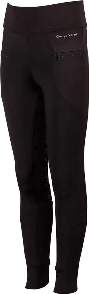 Harry ́s Horse Rookie Full Grip Kinderreithose Schwarz 104 cm Mädchen Schwarz 104 cm