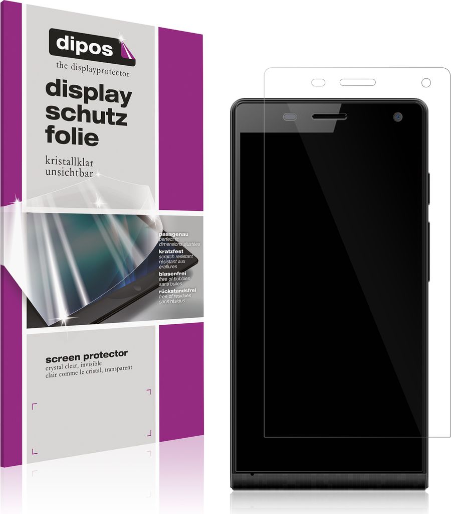 5x Schutzfolie für Highscreen Verge Display Folie klar Displayschutzfolie