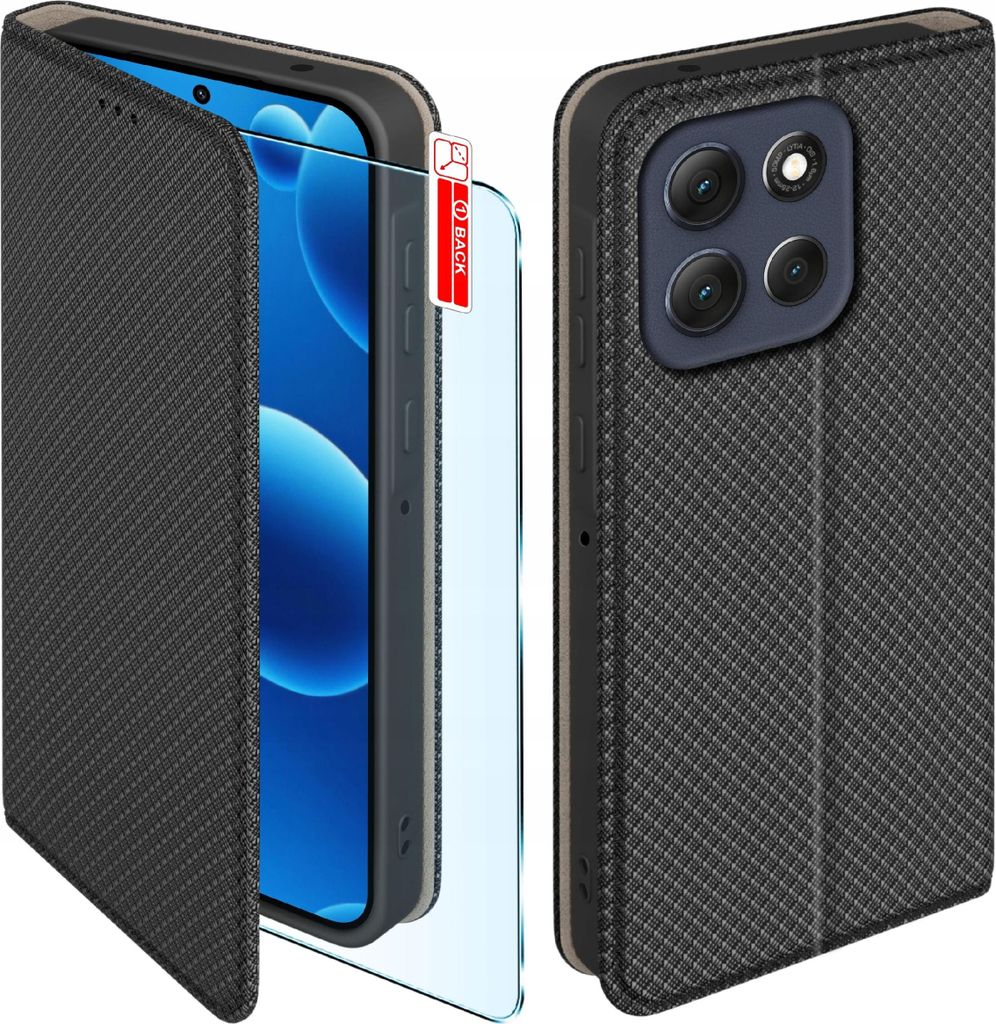 Klopové pouzdro pro Motorola G86 5G Uzamykatelné černé Obrázek produktu 