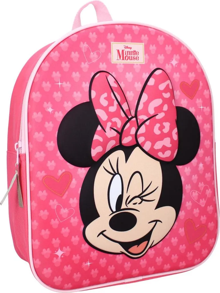Zaino 3D Minnie Mouse Disney - Zainetto Asilo Minnie Non smettere mai di ridere